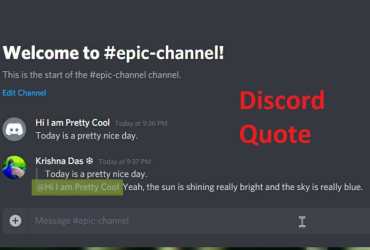 discord quote step by step