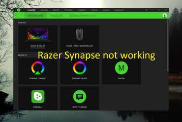 Razer Synapse not working