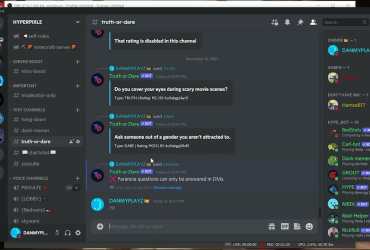 Truth or Dare Bot in Discord