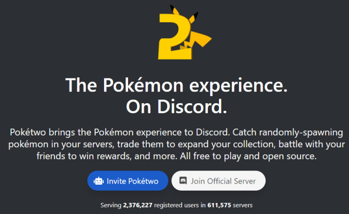 add Poketwo to discord