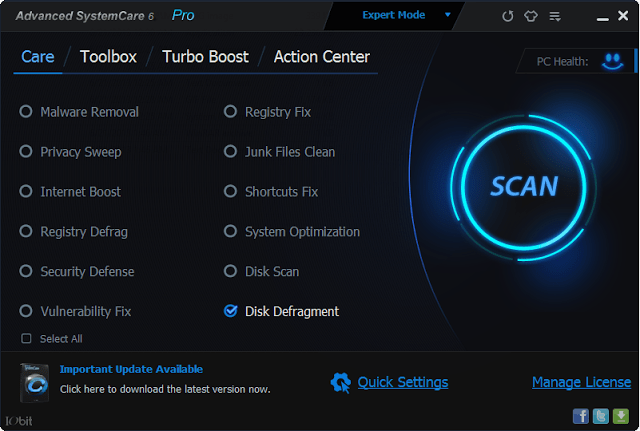 Advanced SystemCare 6 PRO Screenshot