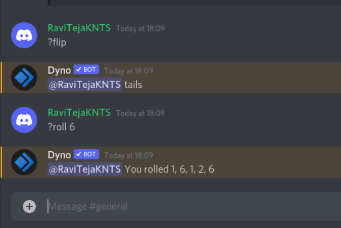 dyno bot commands